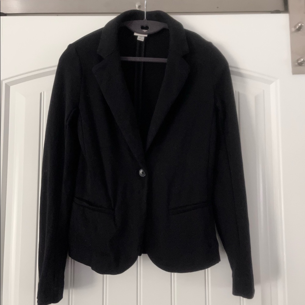 A New Day black cotton jersey blazer